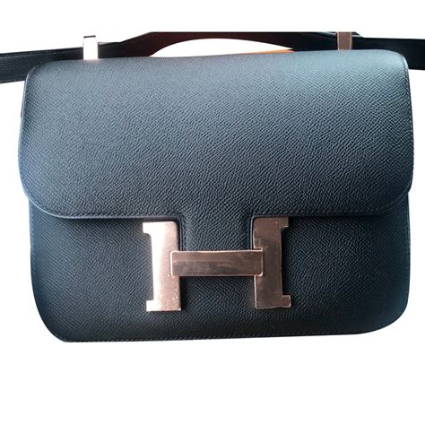 sac hermes noir cuir|hermes shoes for men.